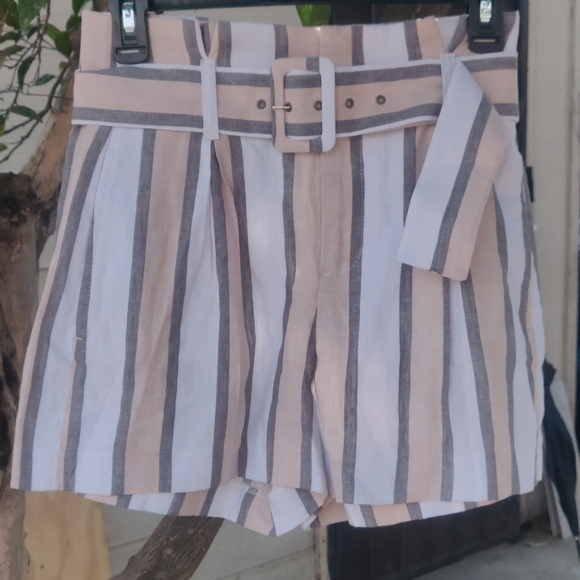 Banana republic Petite Linen-Blend Paperbag Waist NWT - Picture 2 of 9